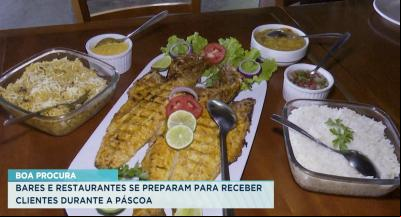 Bares e restaurantes se preparam para receber clientes durante a Páscoa