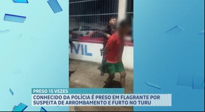 Preso suspeito de arrombamento e furto a uma instituição no Turu, em São Luís