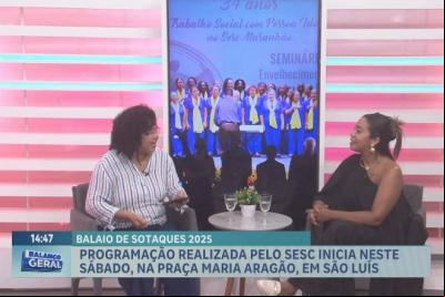 Vem Comigo: Sesc lança Balaio de Sotaques 2025 com grandes atrações na Praça Maria Aragão